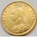 AUSTRALIA 1891 . HALF 1/2 SOVEREIGN . SYDNEY . GOLD
